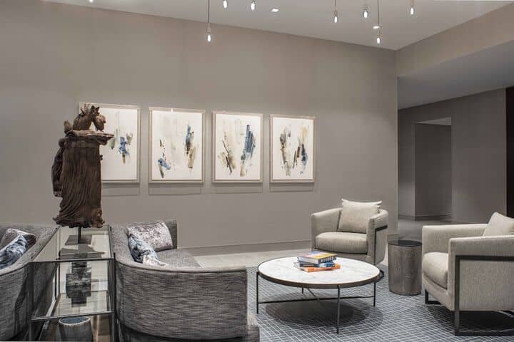 Lobby sitting area